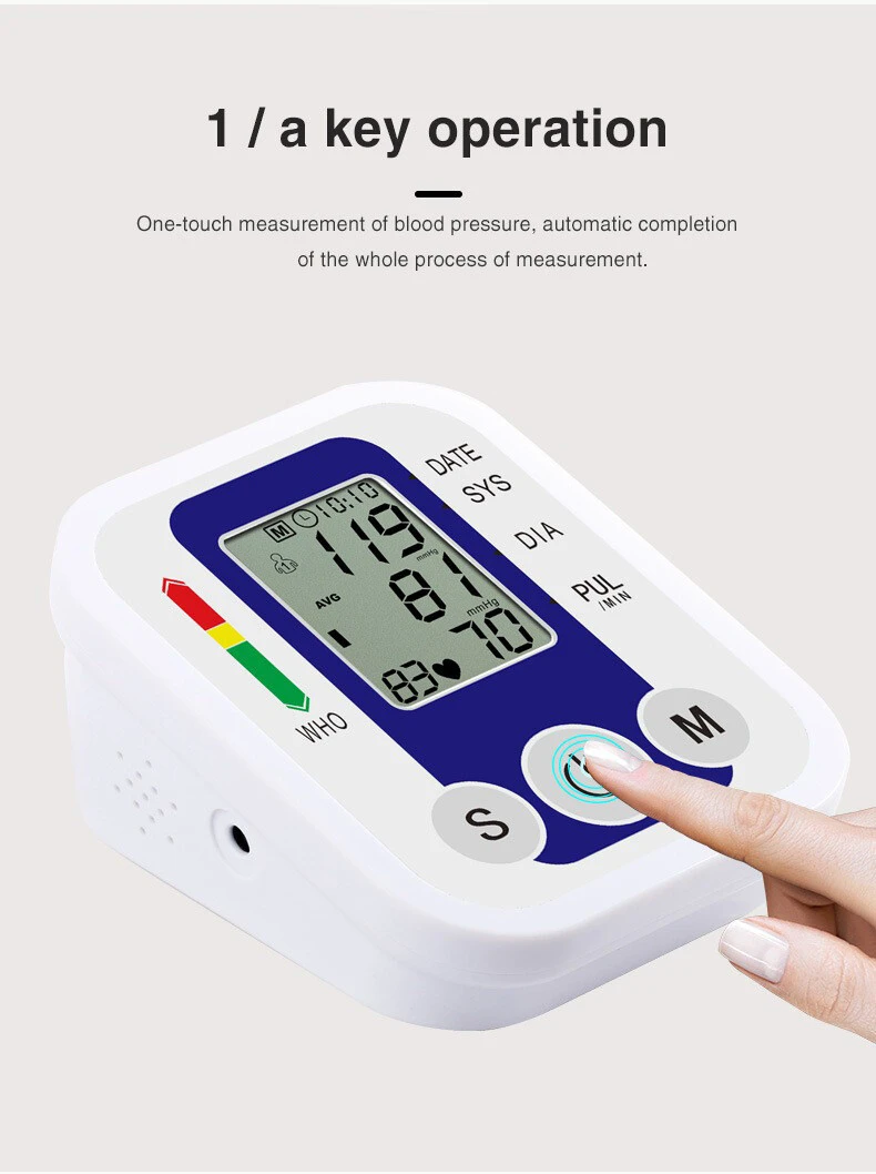 Medical electronic blood pressure monitor | fully automatic blood pressure measuring instrument |Customized OEM/ODM
