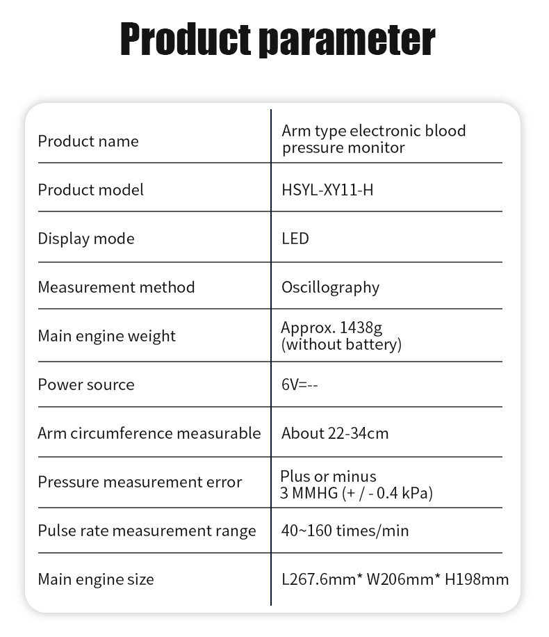Tunnel arm blood pressure monitor999