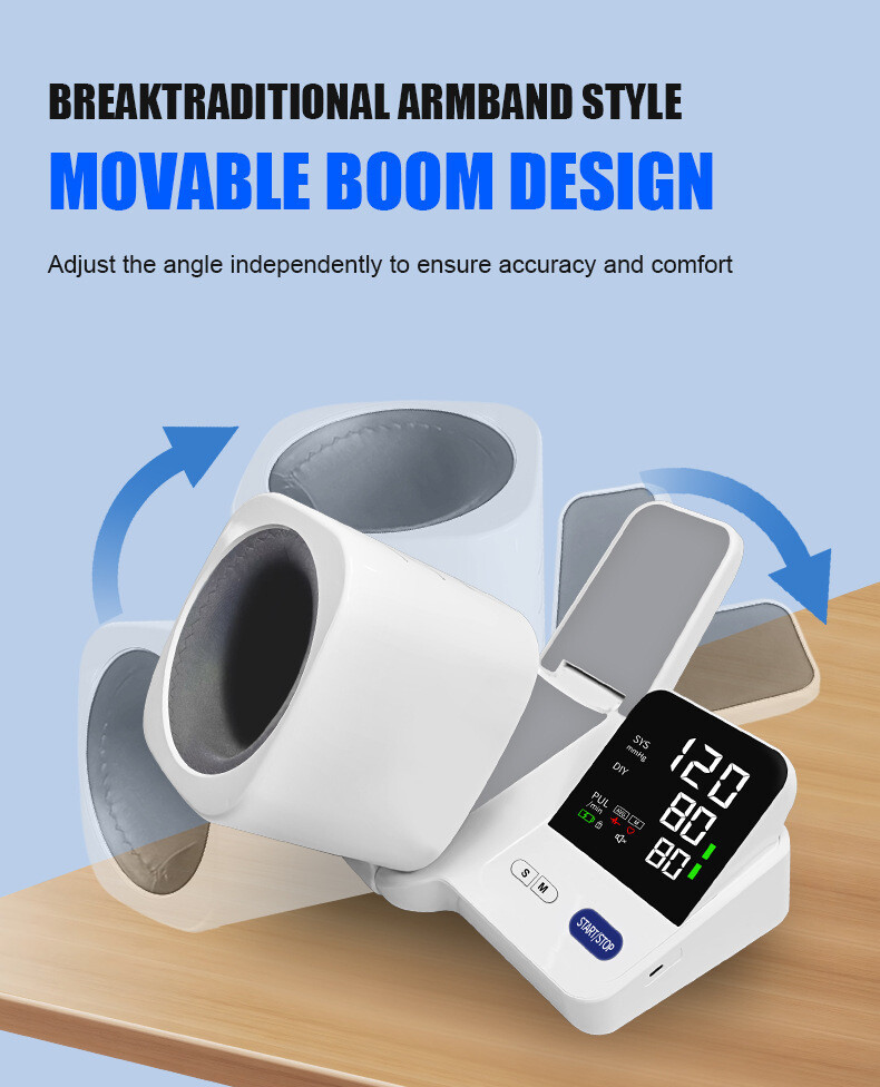 Tunnel arm blood pressure monitor555