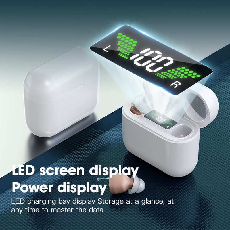 Hearing aids for the elderly | Magnetic charging case sound amplifier |Customized OEM/ODM