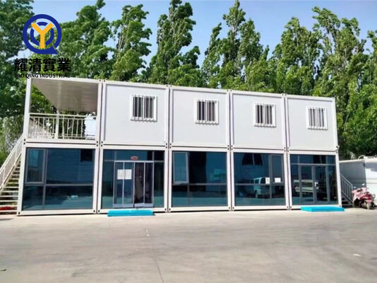 Wind Resistant Knock Down Flat Pack Container Homes High Load Bearing Capacity