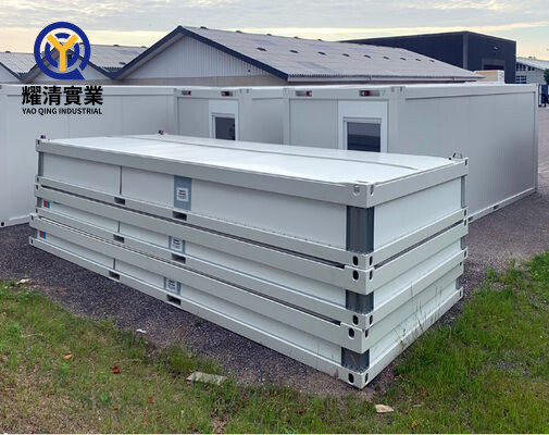 Wind Resistant Knock Down Flat Pack Container Homes High Load Bearing Capacity