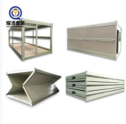 Knock Down Steel Flat Pack Container House For Easy And Quick Relocation