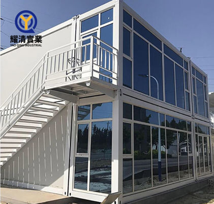 Knock Down Steel Flat Pack Container House For Easy And Quick Relocation