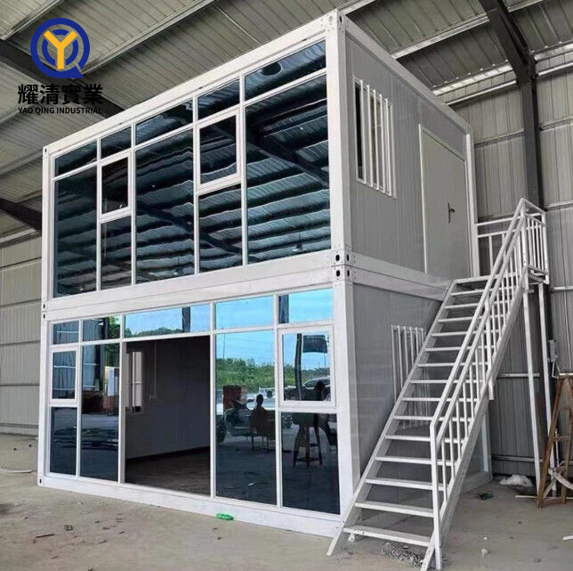 Removable Modular Container Buildings Steel Moving Container House Customizable