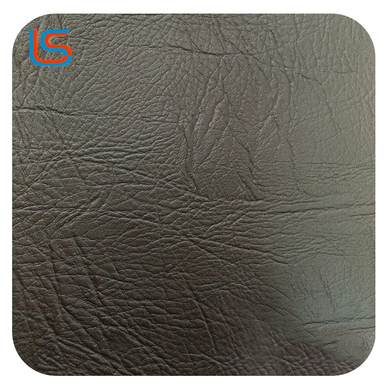 #K107 0.9mm Velvet Backed Sofa PVC Leather Durable Temperature Resistant