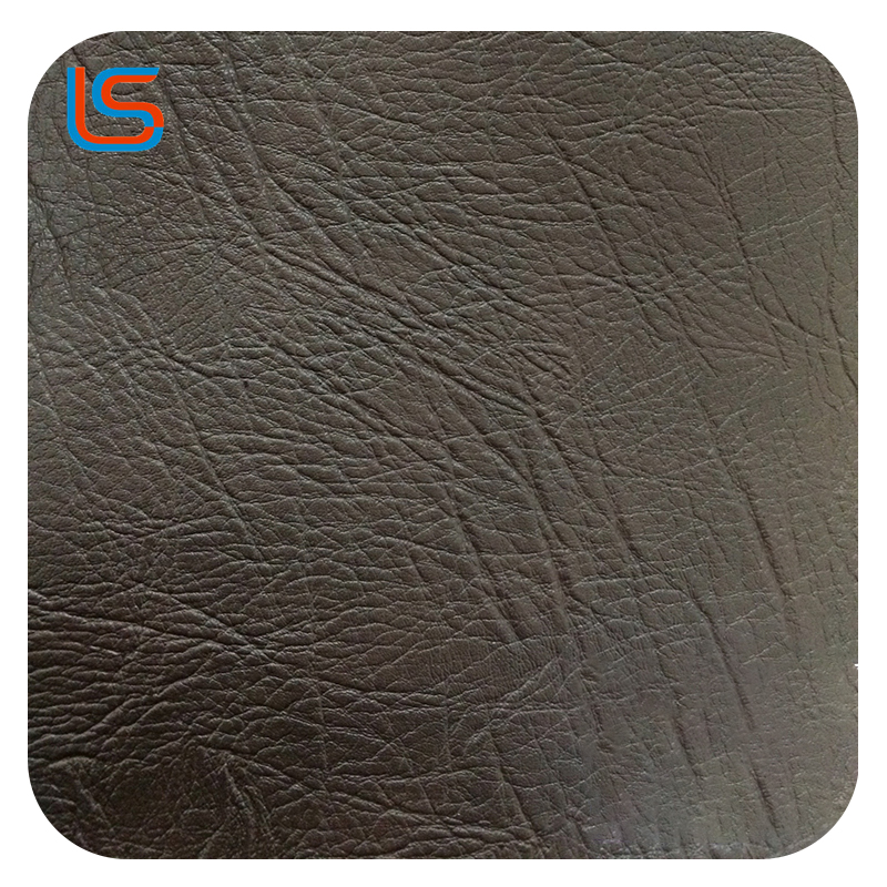 #K107 0.9mm Velvet Backed Sofa PVC Leather Durable Temperature Resistant