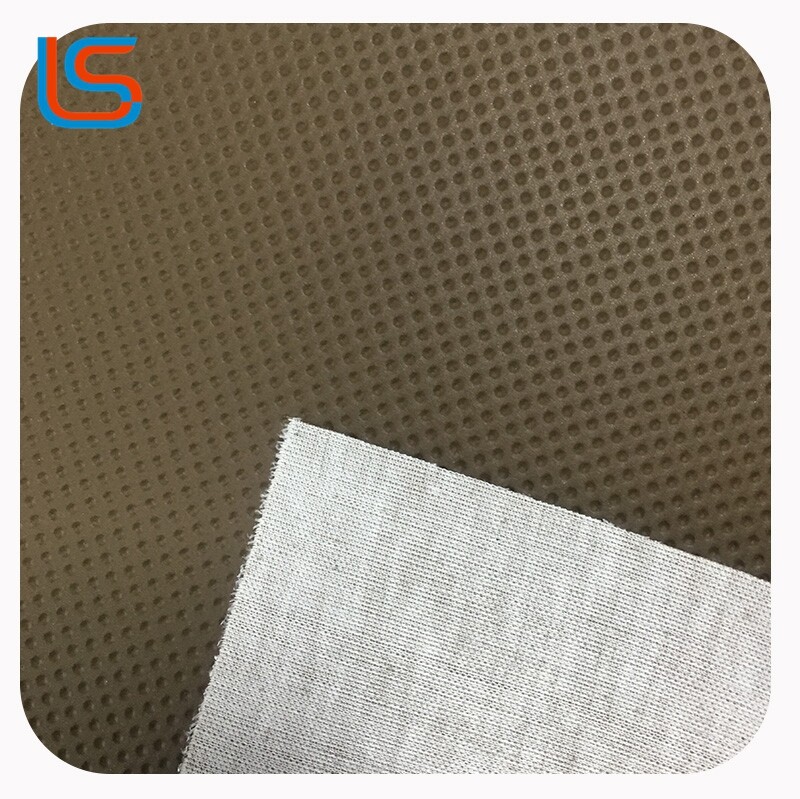 ls019 Automotive PVC Leather - Faux Perforated Design, Firm Sturdy Build, Ideal for Car Interiors
