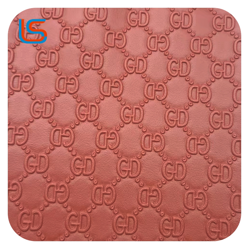 #GD Pattern PVC Artificial Leather Fish Scale Fabric Backing Ideal for Luggage and Packaging Durable Flexible with Smooth Finish