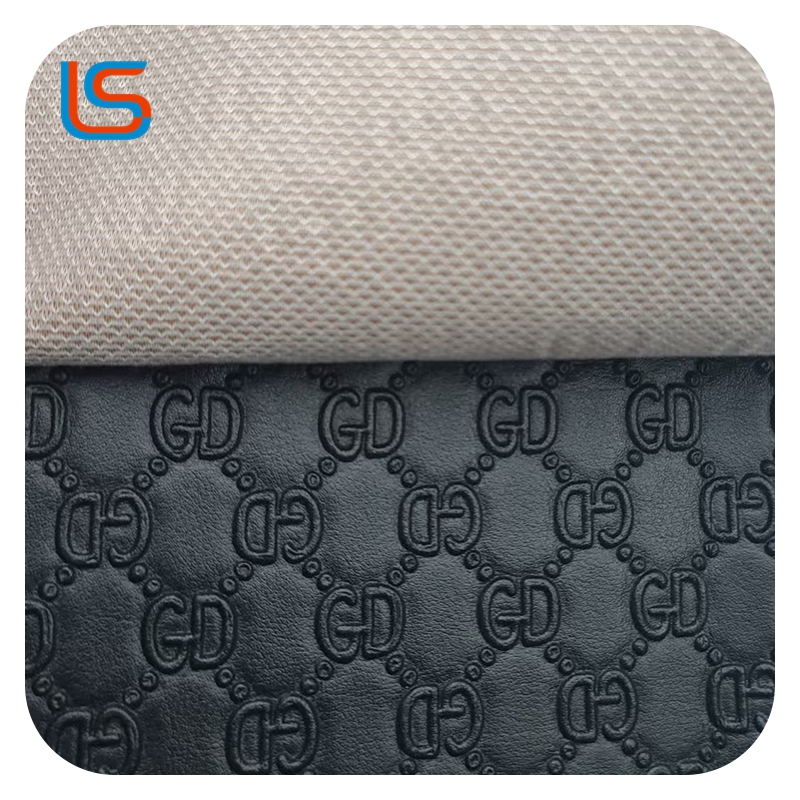 #GD Pattern PVC Artificial Leather Fish Scale Fabric Backing Ideal for Luggage and Packaging Durable Flexible with Smooth Finish