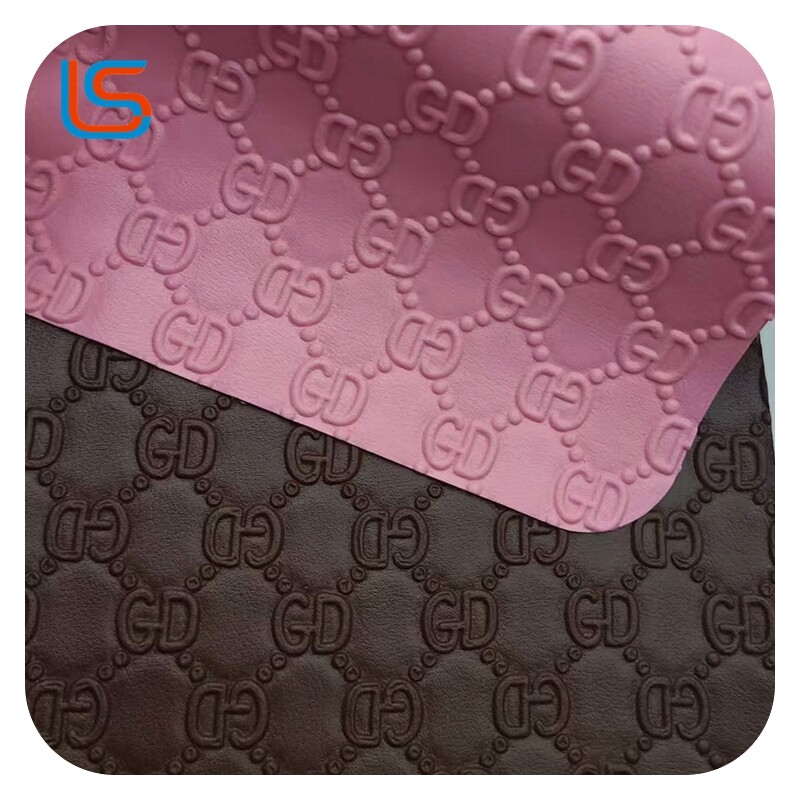 #GD Pattern PVC Artificial Leather Fish Scale Fabric Backing Ideal for Luggage and Packaging Durable Flexible with Smooth Finish