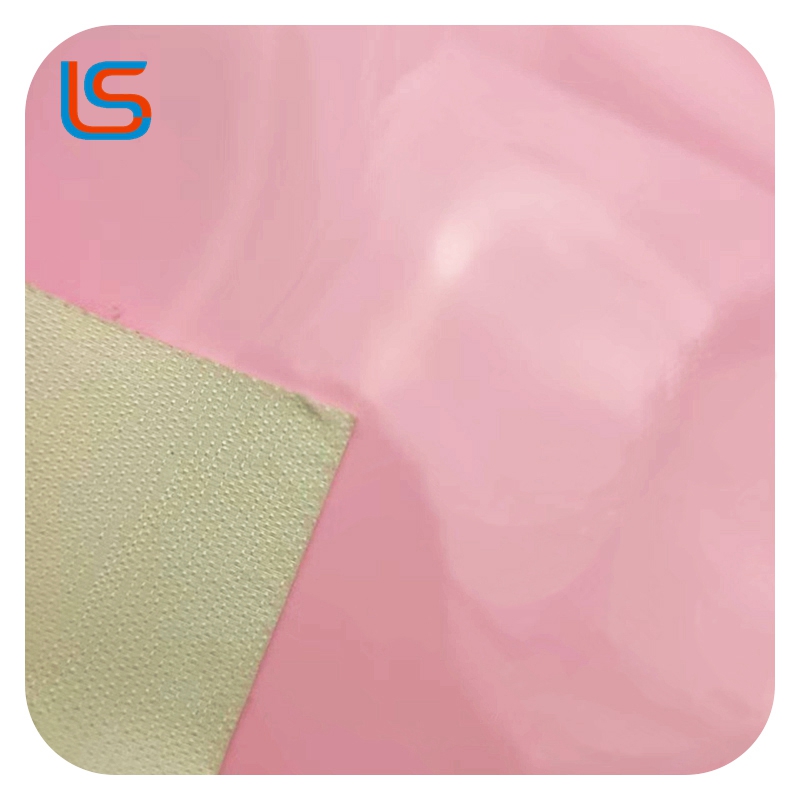 PVC Mirror Finish Filament Fabric Smooth Shiny Durable Water Resistant Ideal for Decor Covers and Protective Layers