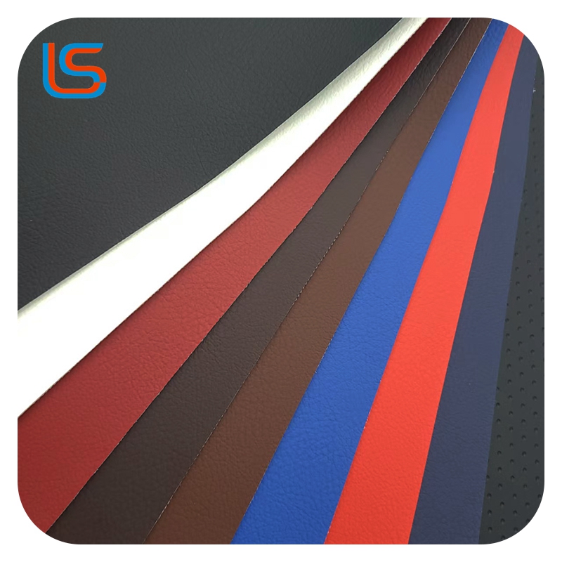 PVC Artificial Leather Fish Scale Fabric Backed Classic Car Texture Ideal for Automotive Interiors Durable Stylish