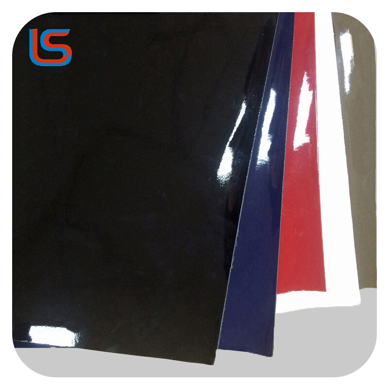 Mirror Finish PU Leather 1.0mm Thick Artificial Superior Surface Shine High Reflectivity Smooth Sturdy Perfect for Creative Projects