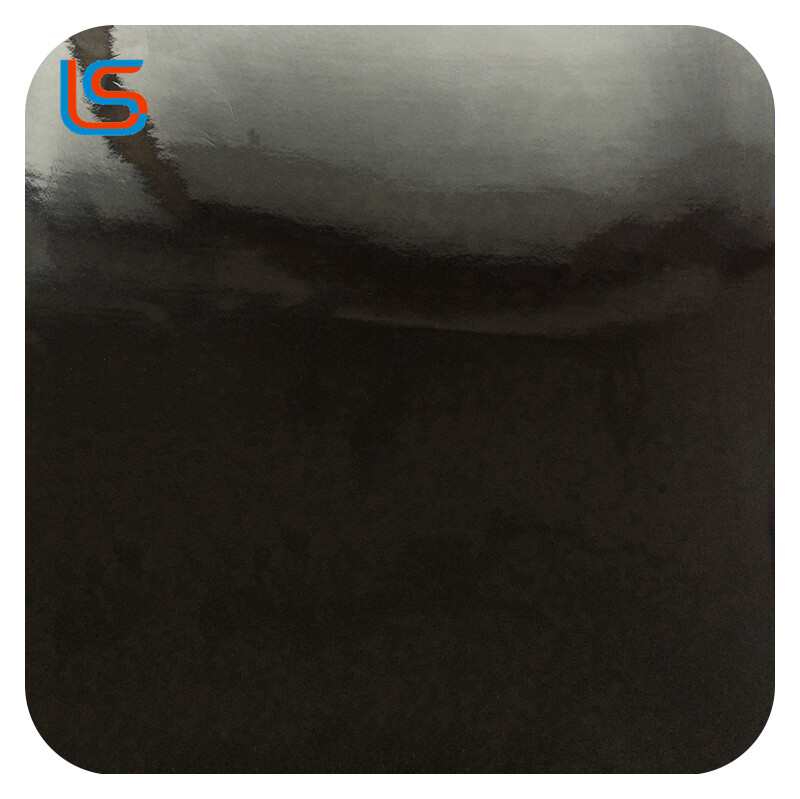 Mirror Finish PU Leather 1.0mm Thick Artificial Superior Surface Shine High Reflectivity Smooth Sturdy Perfect for Creative Projects