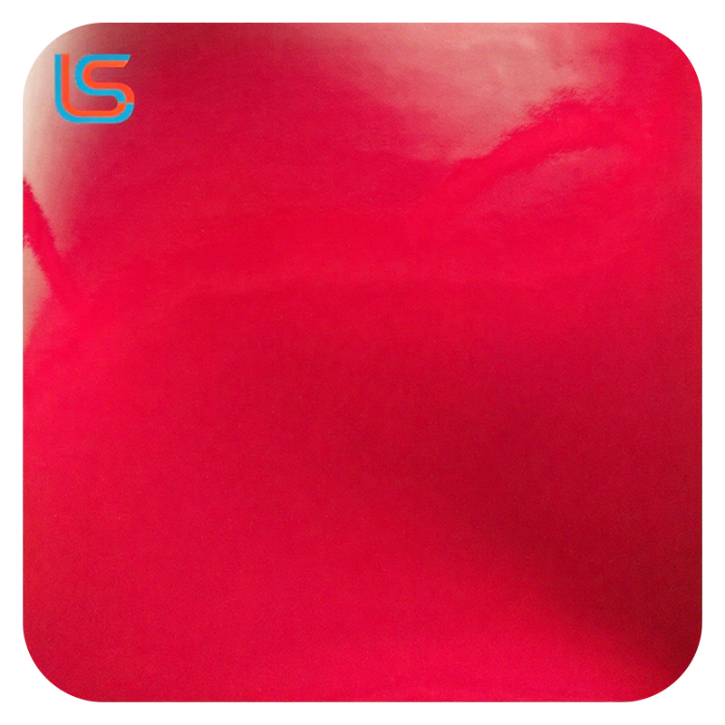 Mirror Finish PU Leather 1.0mm Thick Artificial Superior Surface Shine High Reflectivity Smooth Sturdy Perfect for Creative Projects