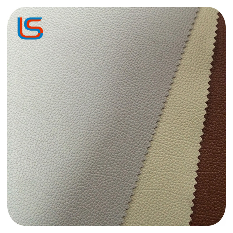 #Sofa011 PVC Artificial Leather Heavy Duty for Shoes and Bags Matching Backing and Surface Colors Durable Thick Material