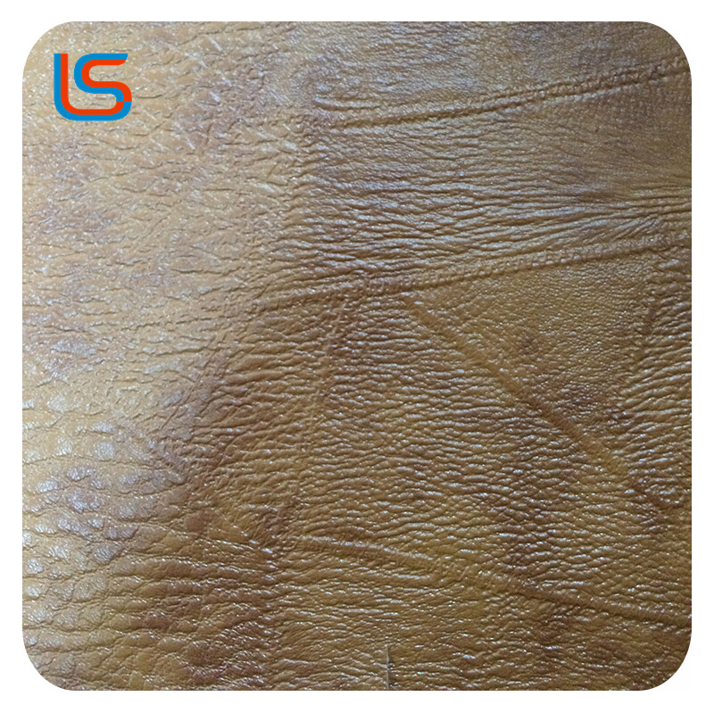 #Stitching 01 Thick Stitched Pattern PVC Artificial Leather for Shoes Bags Matching Backing Surface Colors