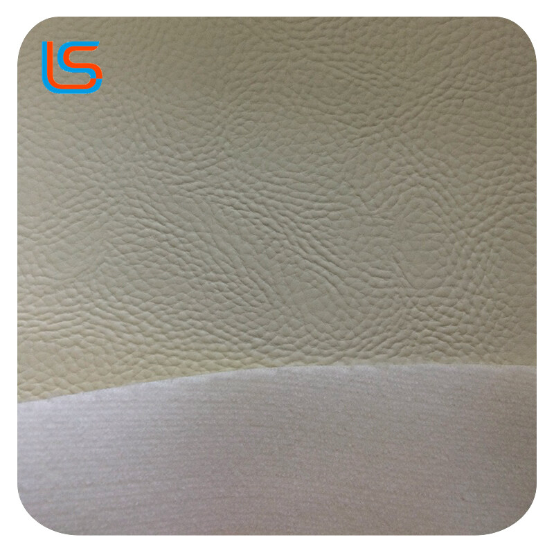HDA#176 PVC Artificial Leather 1.0mm Loop Fabric Backing Soft Elastic Feel Ideal for Car Upholstery Seat Leather
