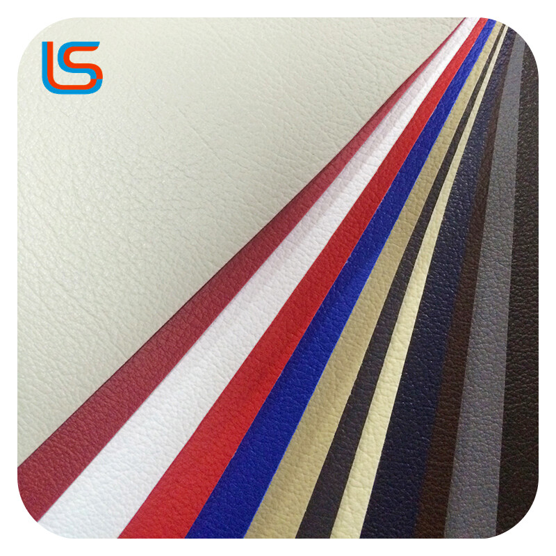 PVCK#001 0.8MM Knitted and Single-Pile Fleece Backed PVC Artificial Leather Sofa and Upholstery Leather Soft Durable