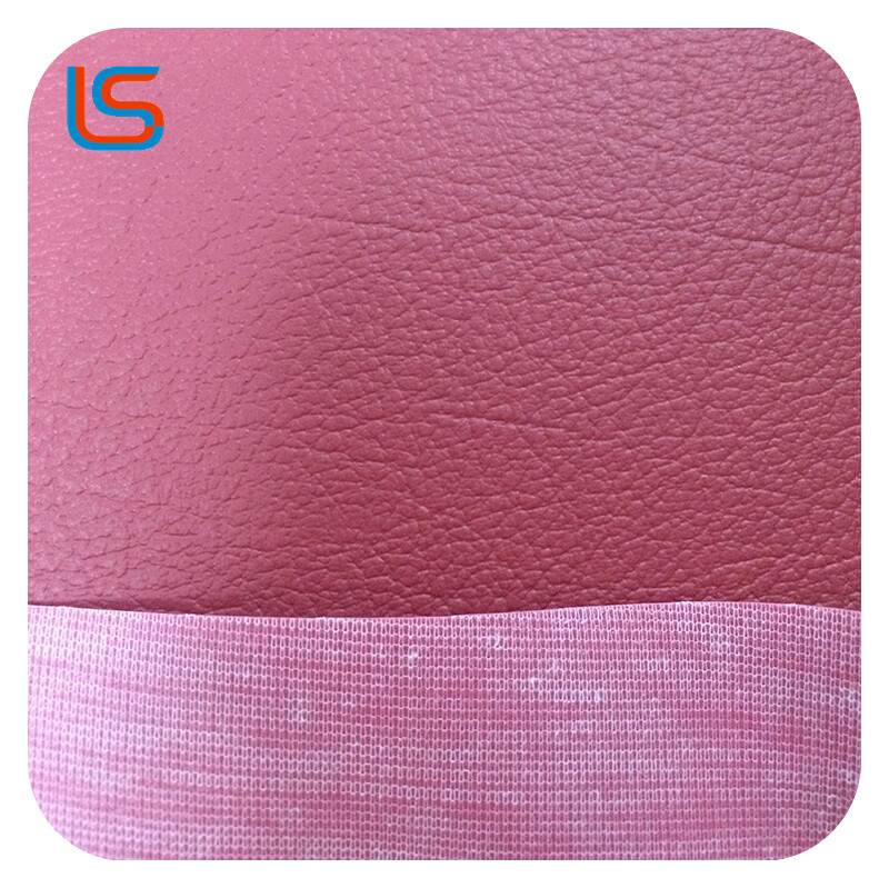 PVCK#001 0.8MM Knitted and Single-Pile Fleece Backed PVC Artificial Leather Sofa and Upholstery Leather Soft Durable
