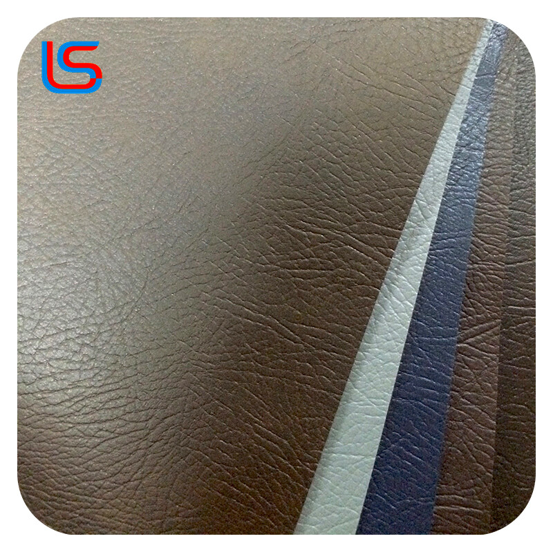 PVCK#001 0.8MM Knitted and Single-Pile Fleece Backed PVC Artificial Leather Sofa and Upholstery Leather Soft Durable