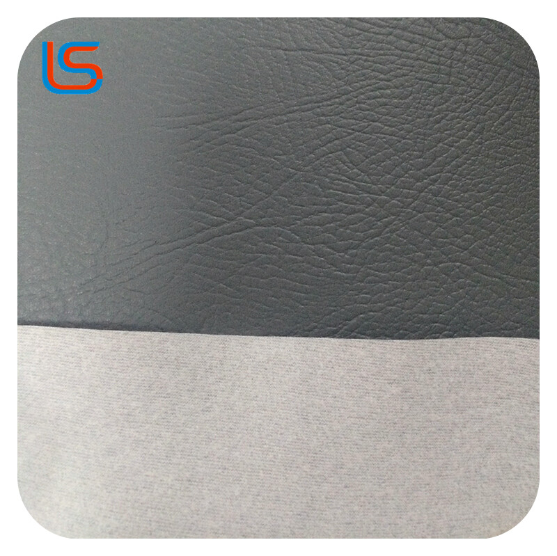 PVCK#001 0.8MM Knitted and Single-Pile Fleece Backed PVC Artificial Leather Sofa and Upholstery Leather Soft Durable