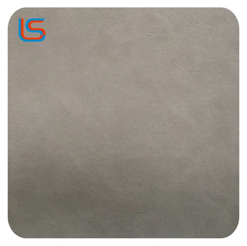 SPV#001 PVC Artificial Leather 1.0mm Cotton-Like Fleece Decorative Upholstery Leather Smooth Durable Flexible