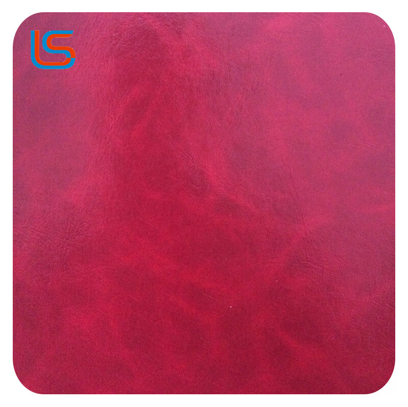 SPV#001 PVC Artificial Leather 1.0mm Cotton-Like Fleece Decorative Upholstery Leather Smooth Durable Flexible