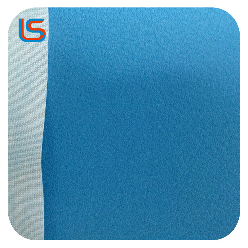 SPV#002 PVC Artificial Leather 1.0mm Knit Backing Decorative Upholstery Leather Smooth Durable Flexible