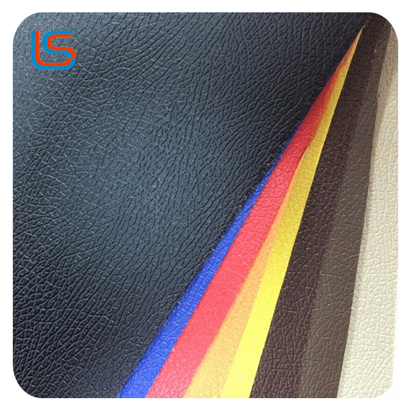 SPV#005 1.0mm Knit Backing PVC Leather Artificial Decorative Upholstery Soft Sturdy Wrinkle-Resistant