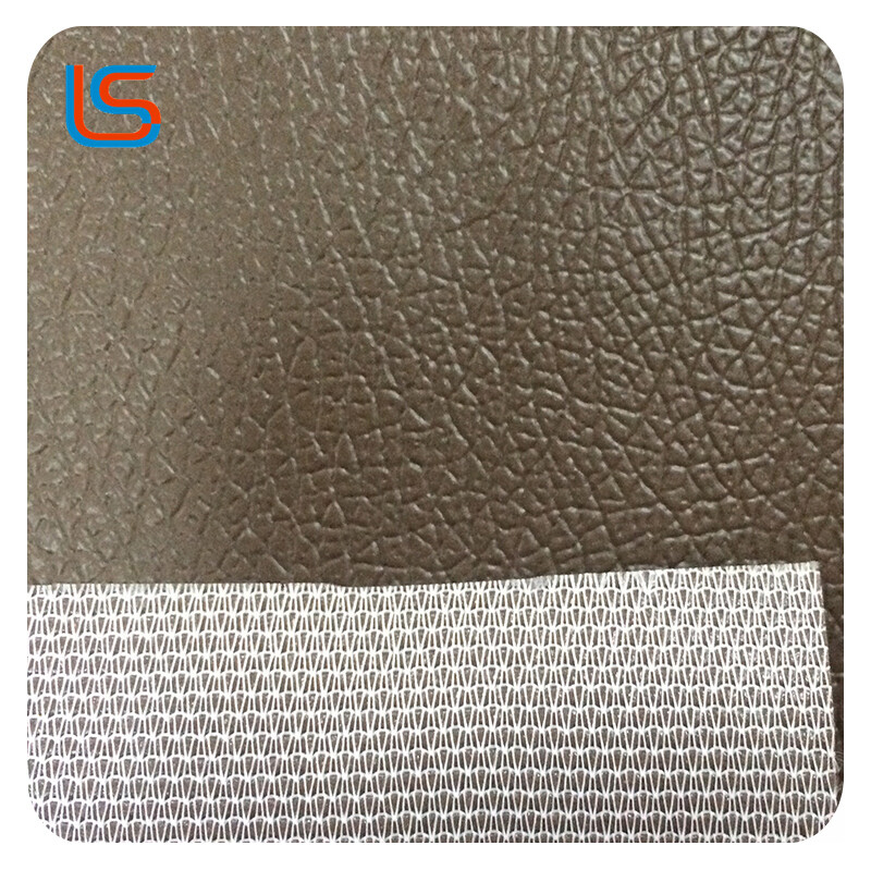 SPV#005 1.0mm Knit Backing PVC Leather Artificial Decorative Upholstery Soft Sturdy Wrinkle-Resistant