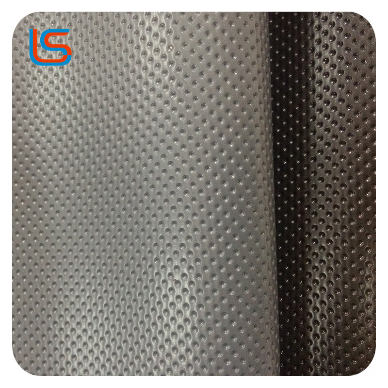 W5101 PVC Artificial Leather Decorative Leather with Woven Pattern PU Artificial Leather Classic Lychee Texture Sofa Leather