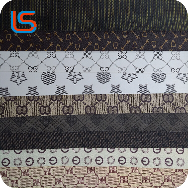 Luggage Leather HDA170620#1-4 Decorative Leather Printed Leather Upholstery Leather Soft Touch Moisture Resistant Stain Proof