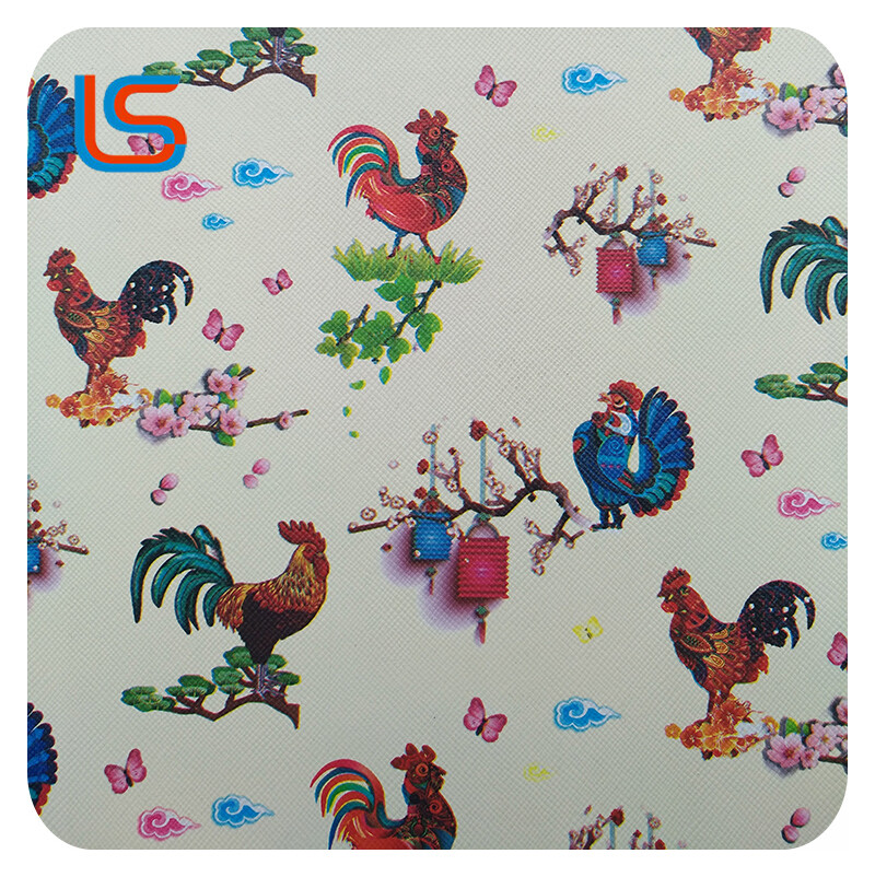 Transfer Film PVC Artificial Leather Series JD170620#1-2 Vibrant Diverse Colors Perfect for Bags and Upholstery Use