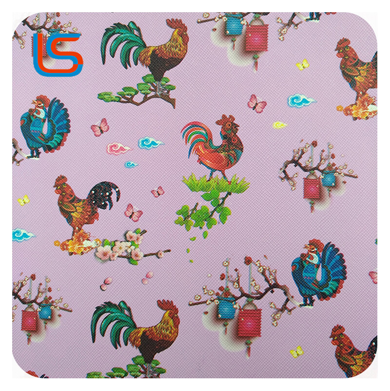 Transfer Film PVC Artificial Leather Series JD170620#1-2 Vibrant Diverse Colors Perfect for Bags and Upholstery Use