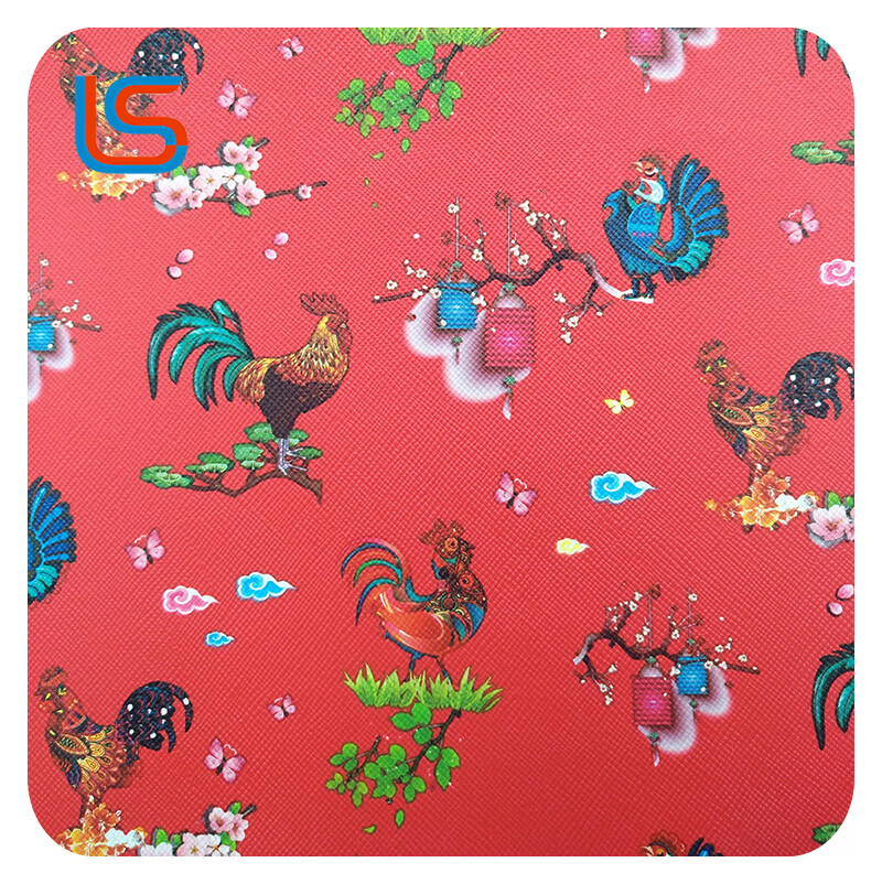 Transfer Film PVC Artificial Leather Series JD170620#1-2 Vibrant Diverse Colors Perfect for Bags and Upholstery Use