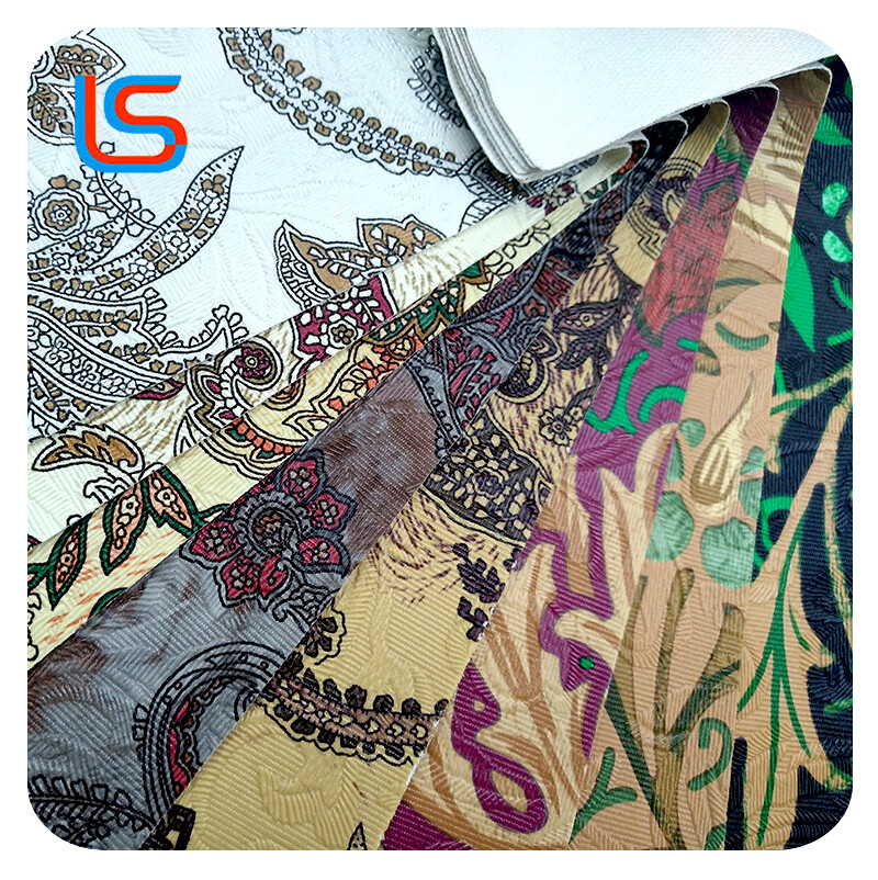 Transfer Film Series JD170620#5-6 PVC Artificial Leather Vibrant Diverse Colors Easy Clean Wear Resistant Perfect for Bags Upholstery