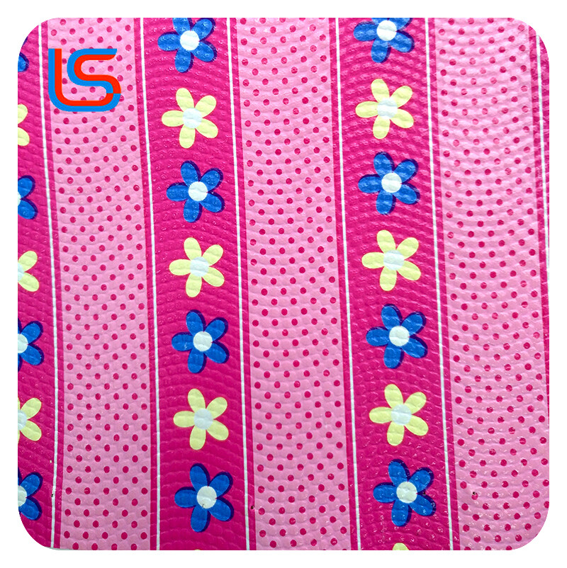 Transfer Film PVC Artificial Leather Series NH170620#3-4 Diverse Colors Large Floral Prints Easy Clean Stain Resistant Suitable for Bags Upholstery