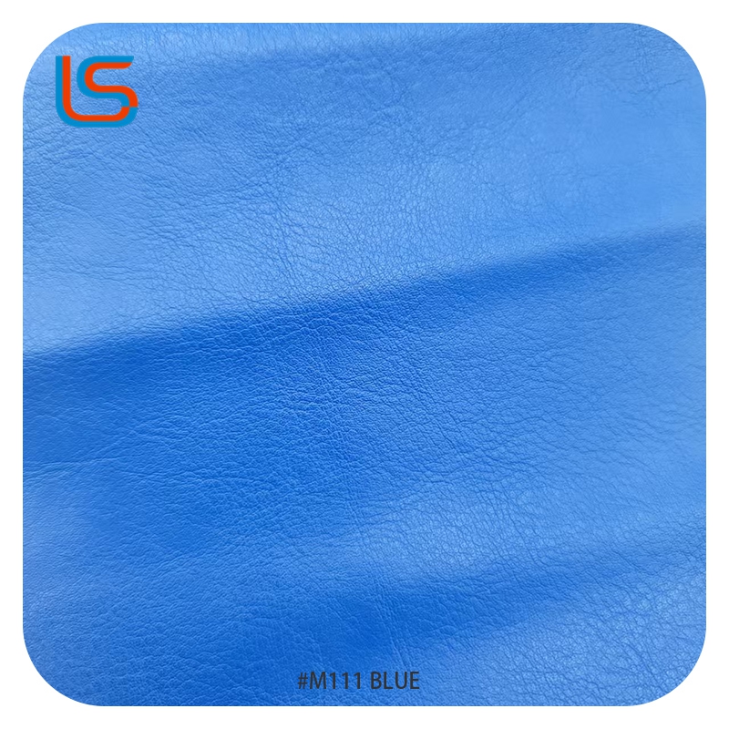 GY#M111 0.9mm Dry Process Fleece Fabric Semi PU Artificial Leather High Elasticity