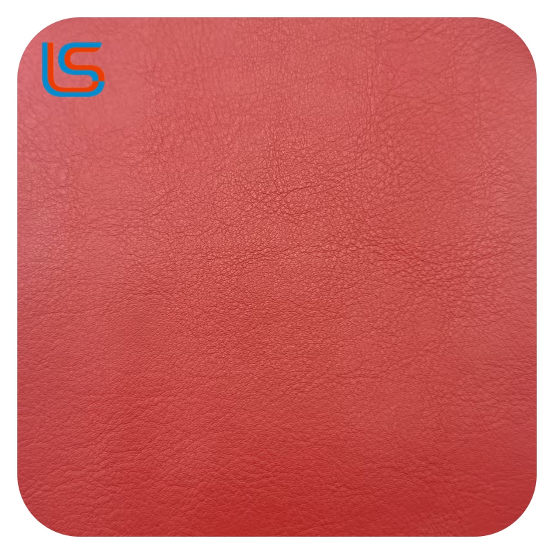 GY#M111 0.9mm Dry Process Fleece Fabric Semi PU Artificial Leather High Elasticity