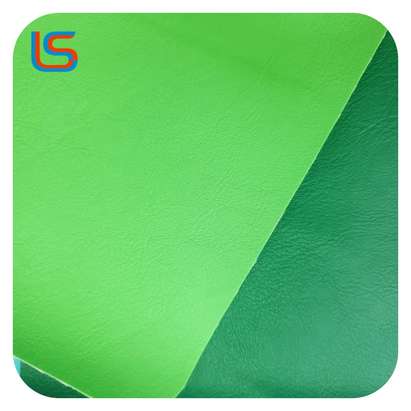 GY#M111 0.9mm Dry Process Fleece Fabric Semi PU Artificial Leather High Elasticity