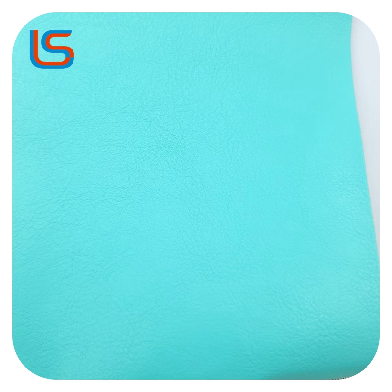 GY#M111 0.9mm Dry Process Fleece Fabric Semi PU Artificial Leather High Elasticity