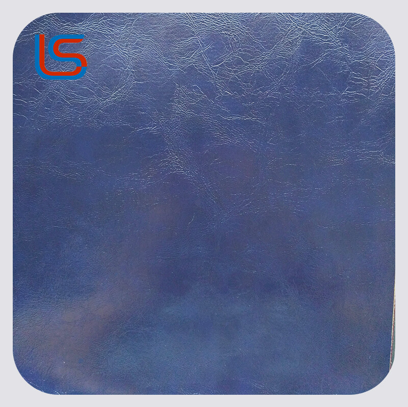 #RQ-0102 PVC Foam Artificial Leather Oil Wax Finish for Sofa Upholstery