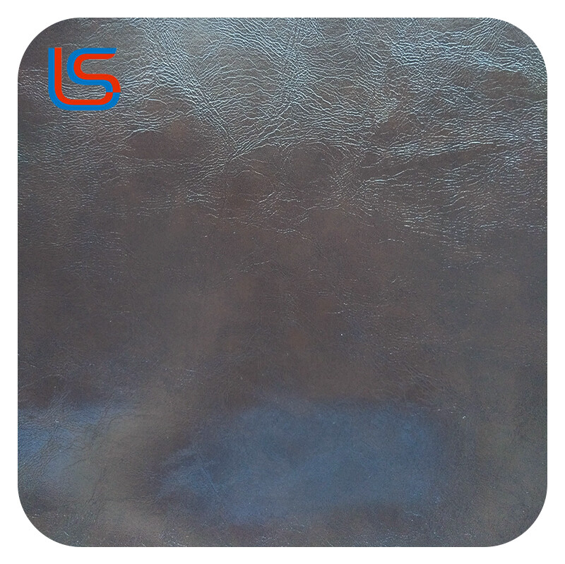 #RQ-0102 PVC Foam Artificial Leather Oil Wax Finish for Sofa Upholstery