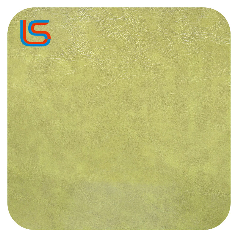 #RQ-0102 PVC Foam Artificial Leather Oil Wax Finish for Sofa Upholstery