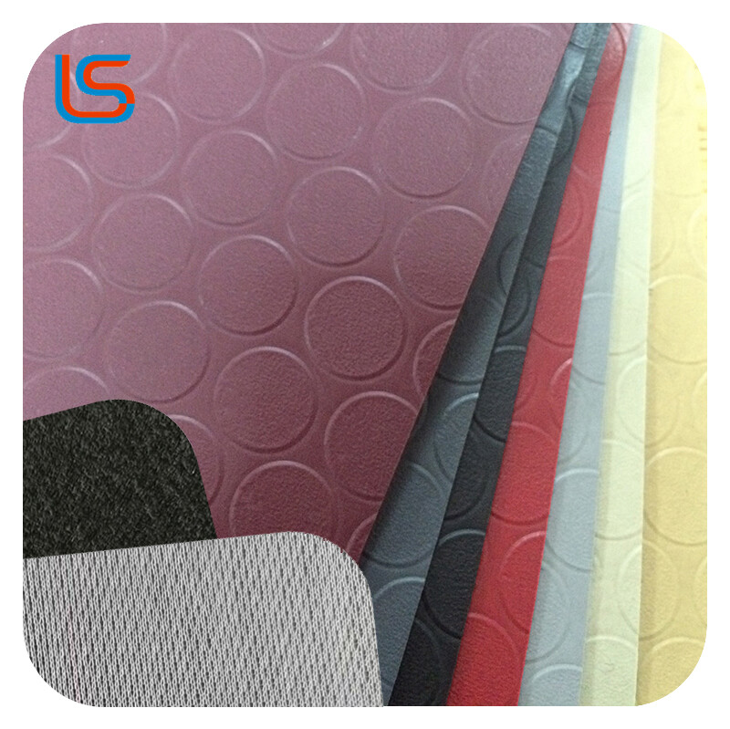 ZL#004 1.4MM Non Woven Backing Industrial PVC Foam Leather