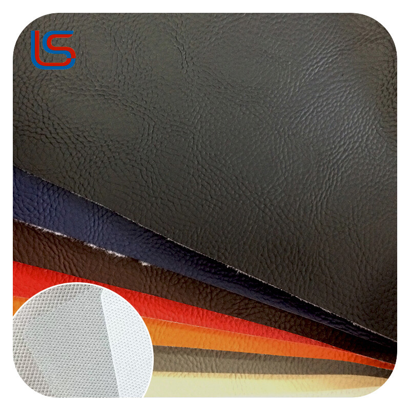 HDA#176 PVC Artificial Leather 1.0mm Loop Fabric Backing Soft Elastic Feel Ideal for Car Upholstery Seat Leather