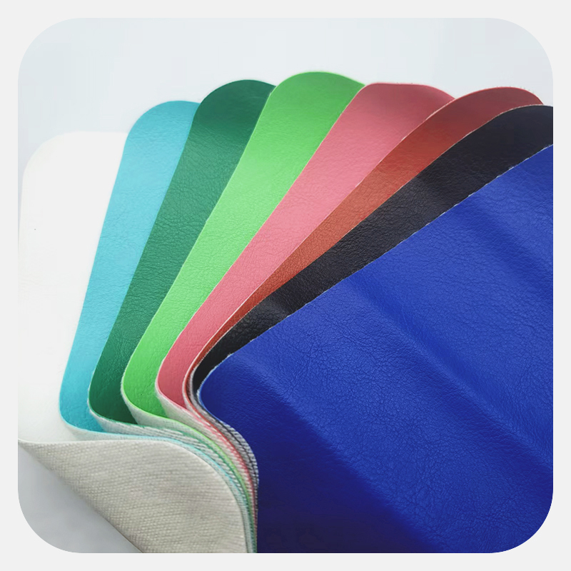 GY#M111 0.9mm Dry Process Fleece Fabric Semi PU Artificial Leather High Elasticity