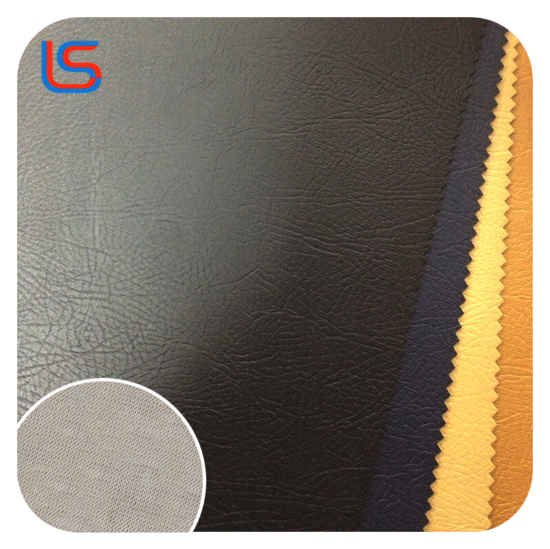 #Sofa011 PVC Artificial Leather Heavy Duty for Shoes and Bags Matching Backing and Surface Colors Durable Thick Material